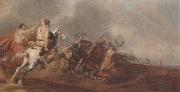 unknow artist The Battle of the amazons Sweden oil painting artist